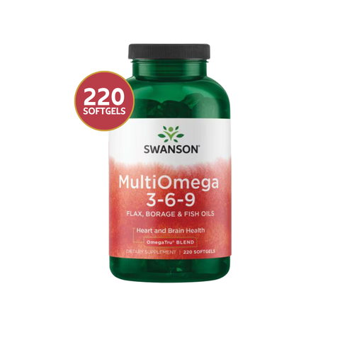 Omega 3-6-9 Triple Fuente 220 Softgels Cardiovascular Swanson
