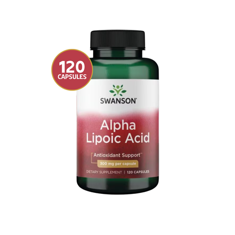 Swanson Ácido Alfa Lipoico 300 mg · 120 Cápsulas