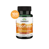 Swanson Vitamina B2 Riboflavina 100 mg · 100 Cápsulas