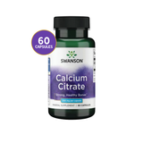 Swanson Citrato de Calcio 200 mg · 60 Cápsulas