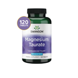 Swanson Taurato de Magnesio 100 mg · 120 Tabletas