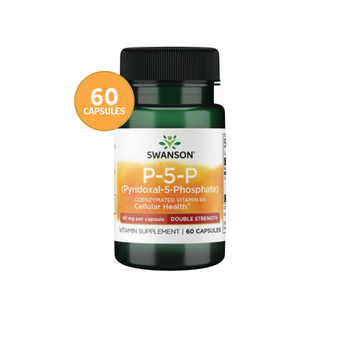 Swanson P-5-P Vitamina B6 Activa 40 mg · 60 Cápsulas