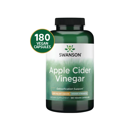 Swanson Apple Cider Vinagre de Manzana 625 mg · 180 Cápsulas
