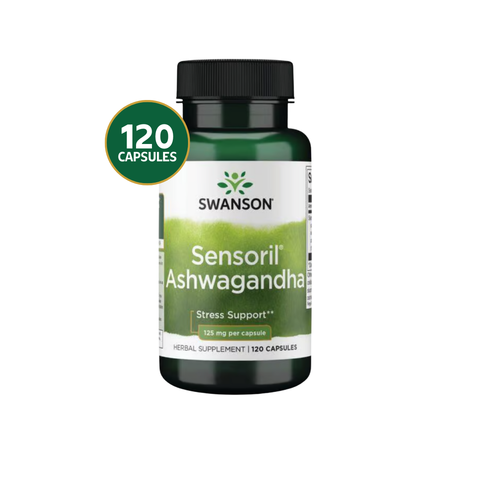 Swanson Ashwagandha Sensoril 125 mg · 120 Cápsulas