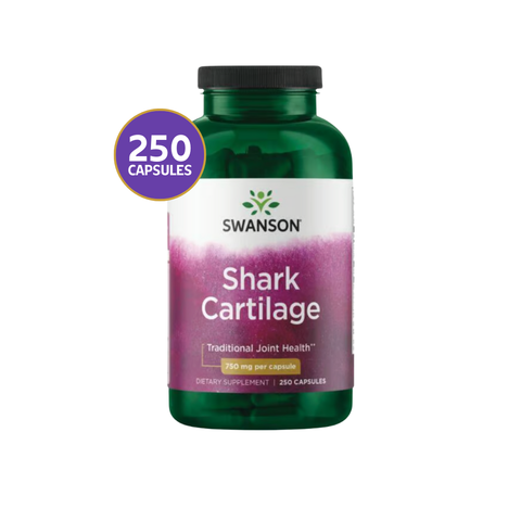 Swanson Cartílago de Tiburón 750 mg · 250 Cápsulas
