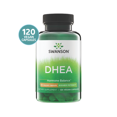 Swanson Ult DHEA 50mg 120 Cápsulas Veganas