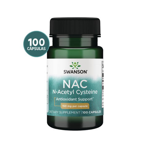 Swanson NAC N-Acetil Cisteína 150mg · 100 Cápsulas