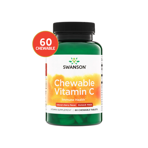 Swanson Vitamina C Masticable · 60 Tabletas