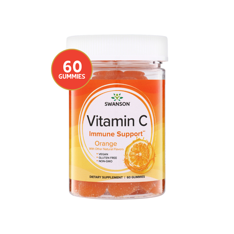 Swanson Vitamina C Naranja · 60 Gomitas