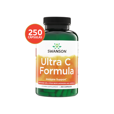 Swanson Ultra C Fórmula · 250 Cápsulas