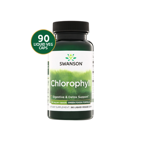 Swanson Clorofila 50 mg · 90 Cápsulas Líquidas Veg