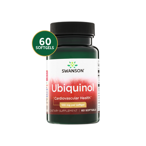 Swanson Ubiquinol (CoQ10 Activo) 100 mg · 60 Softgels