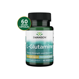 Swanson L-Glutamina AjiPure Forte · 60 Cápsulas Veg