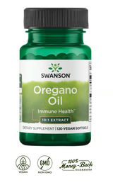 Swanson Aceite de Orégano Premium Extracto 10:1 · 120 Softgels