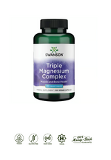 Swanson Triple Magnesio Complex 400 mg · 100 Cápsulas