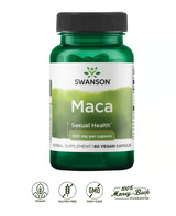 Swanson Maca Peruana 500 mg · 100 Cápsulas