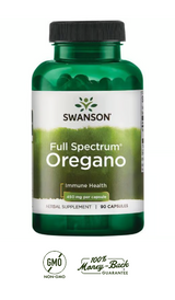 Swanson Orégano Full Spectrum 450 mg · 90 Cápsulas