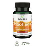 Swanson Vitamina B2 Riboflavina 100 mg · 100 Cápsulas