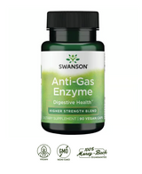 Swanson Anti-Gas Enzima Digestiva 40 mg · 90 Cápsulas