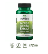 Swanson Ginkgo Biloba Extracto 60 mg · 120 Cápsulas