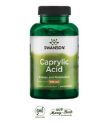 Swanson Ácido Caprílico 600 mg · 60 Softgels