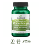 Swanson African Mango 400 mg · 60 Cápsulas