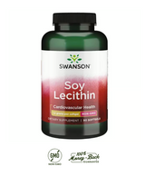 Swanson Lecitina de Soja No-GMO 1.2 g · 90 Softgels