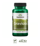 Swanson Graviola Hierba Tropical 530 mg · 60 Cápsulas