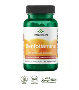 Swanson Benfotiamina Vitamina B1 300 mg · 60 Cápsulas