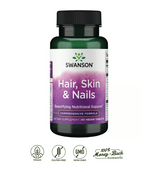 Swanson Cabello, Piel y Uñas Complejo Vitamínico · 60 Tabletas