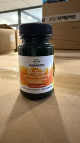 Swanson P-5-P Vitamina B6 Activa 20 mg · 60 Cápsulas