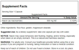 Swanson Niacinamida (Vitamina B3) 500 mg · 250 Cápsulas