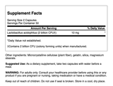 Swanson Lactobacillus Acidophilus 1 Billion CFU 100 Cápsulas